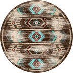 Image of an area rug, Carlsbad Distressed - Turquoise