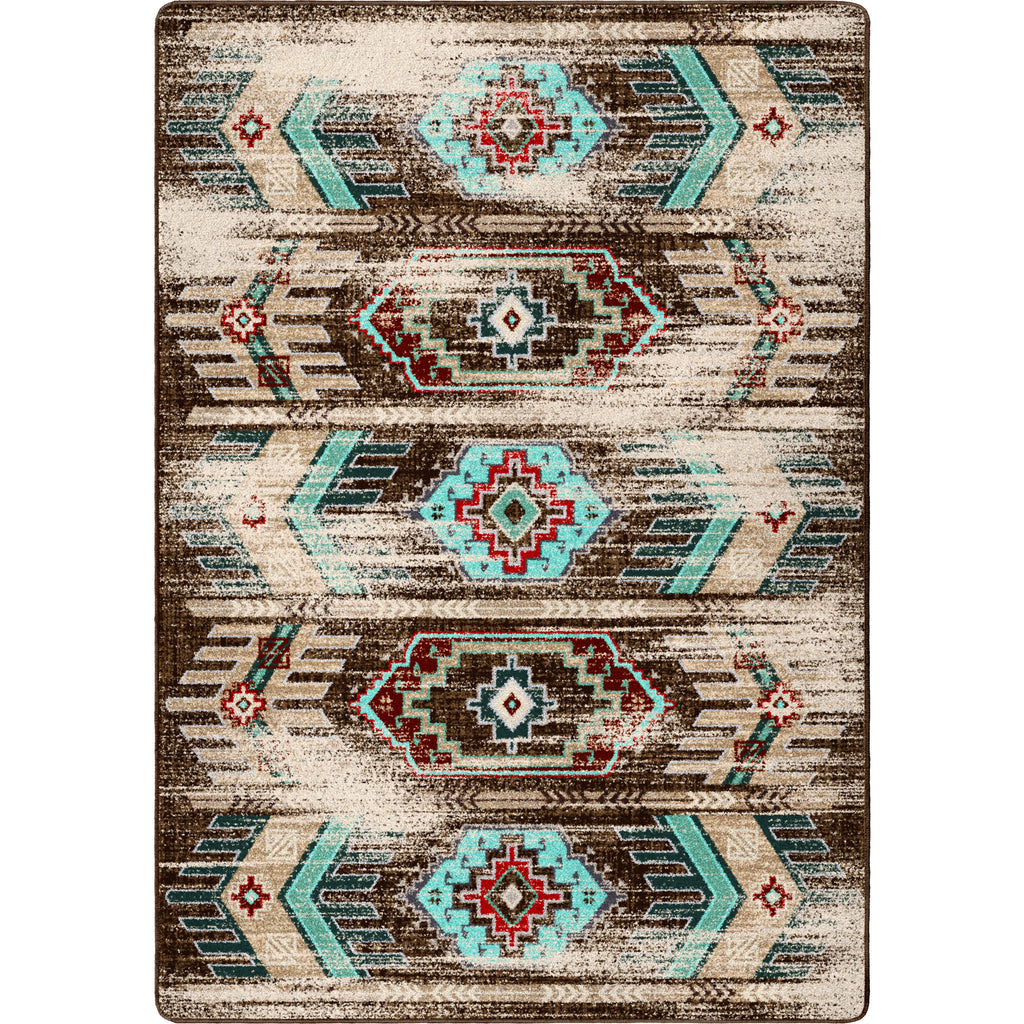 Image of an area rug, Carlsbad Distressed - Turquoise