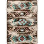 Image of an area rug, Carlsbad Distressed - Turquoise