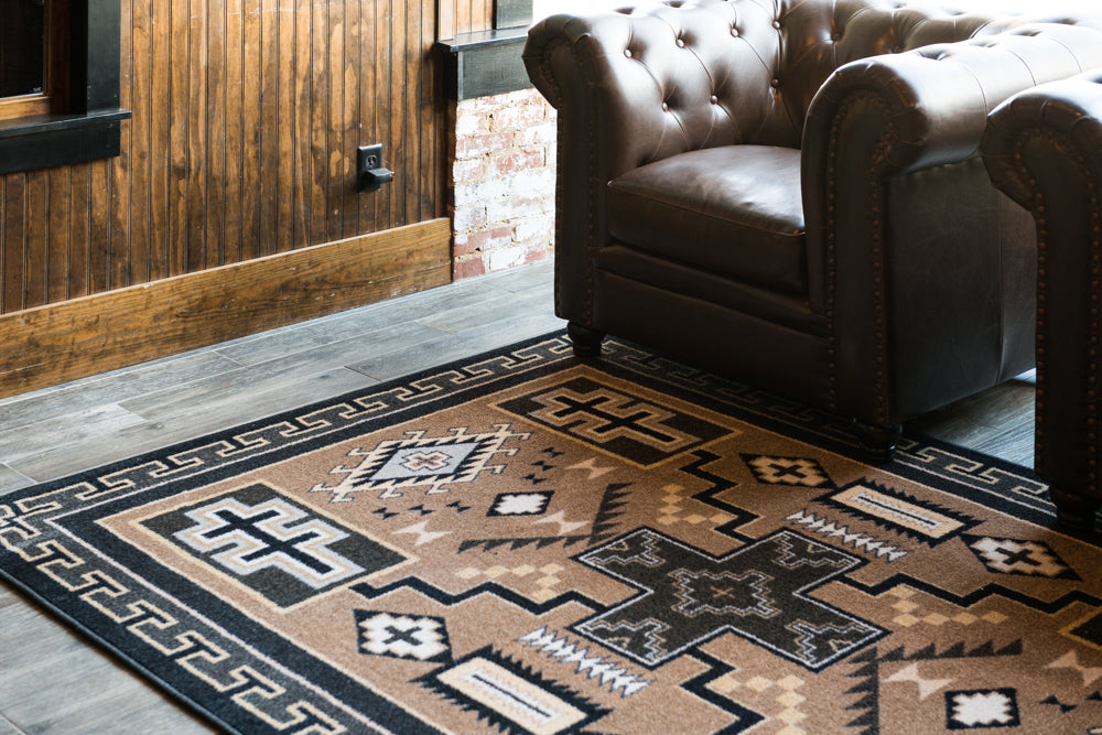 Image of an area rug, Double Cross - Sandman