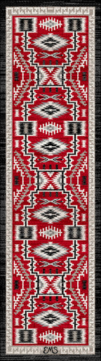 Image of an area rug, Dream Receiver - Red