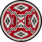 Image of an area rug, Dream Receiver - Red