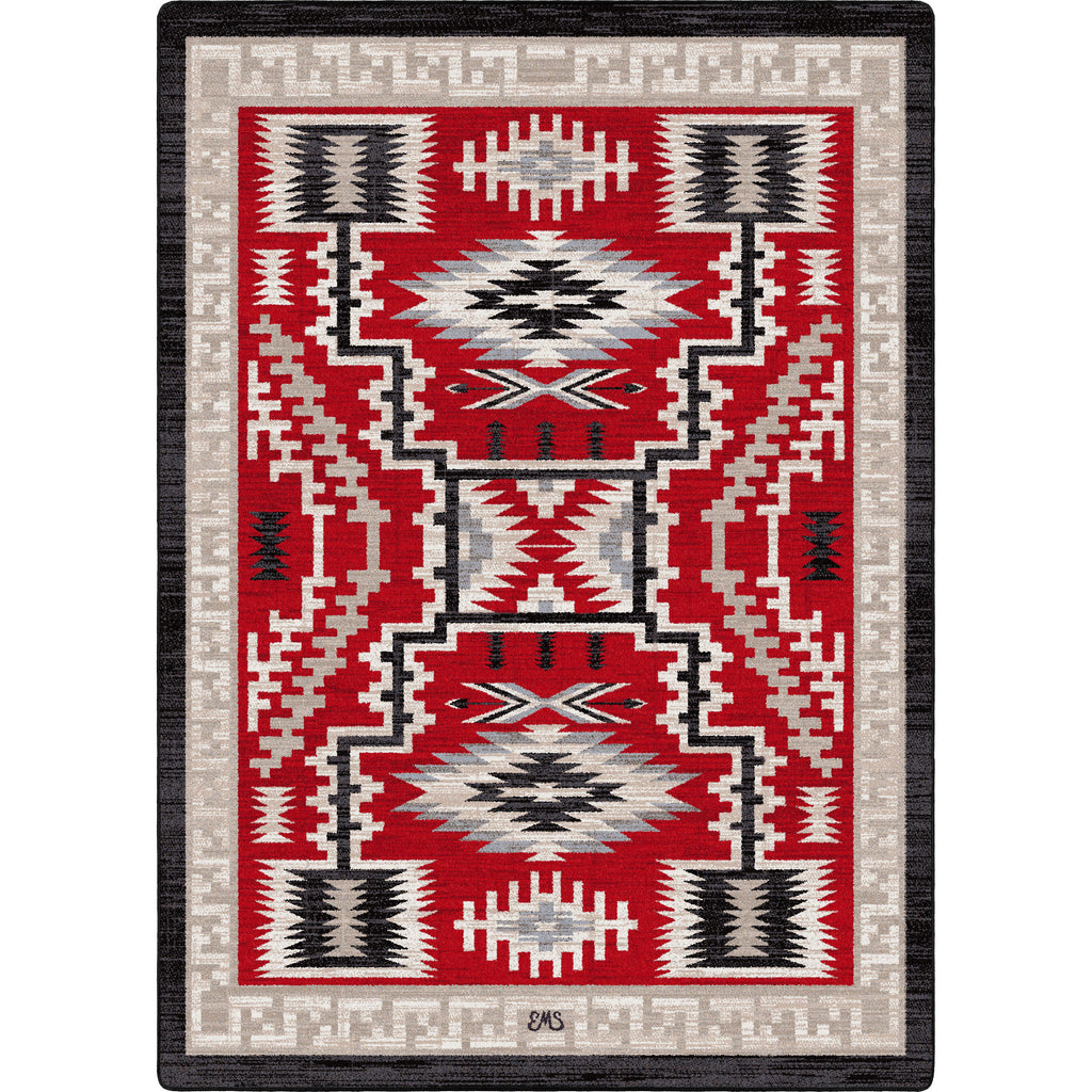 Image of an area rug, Dream Receiver - Red