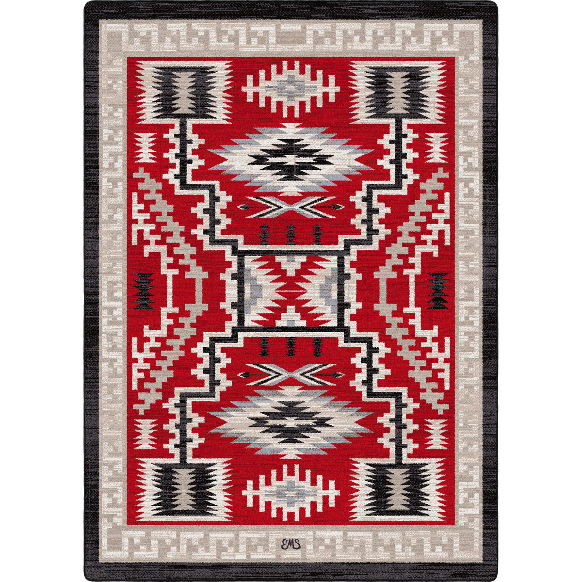 Image of an area rug, Dream Receiver - Red