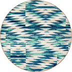 Image of an area rug, Drum Beat OKA - Earth