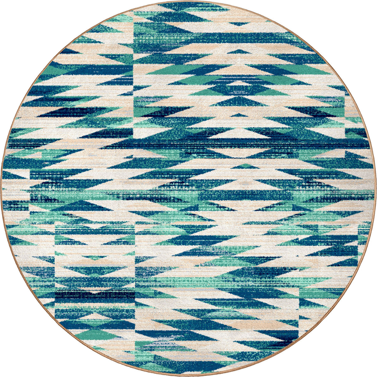 Image of an area rug, Drum Beat OKA - Earth