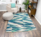Image of an area rug, Drum Beat OKA - Earth