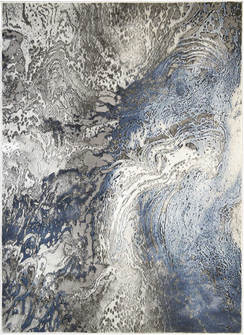 Everest Splash Blue Area Rug