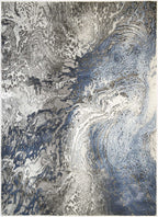 Everest Splash Blue Area Rug