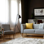 Everest Quartz Gold Area Rug