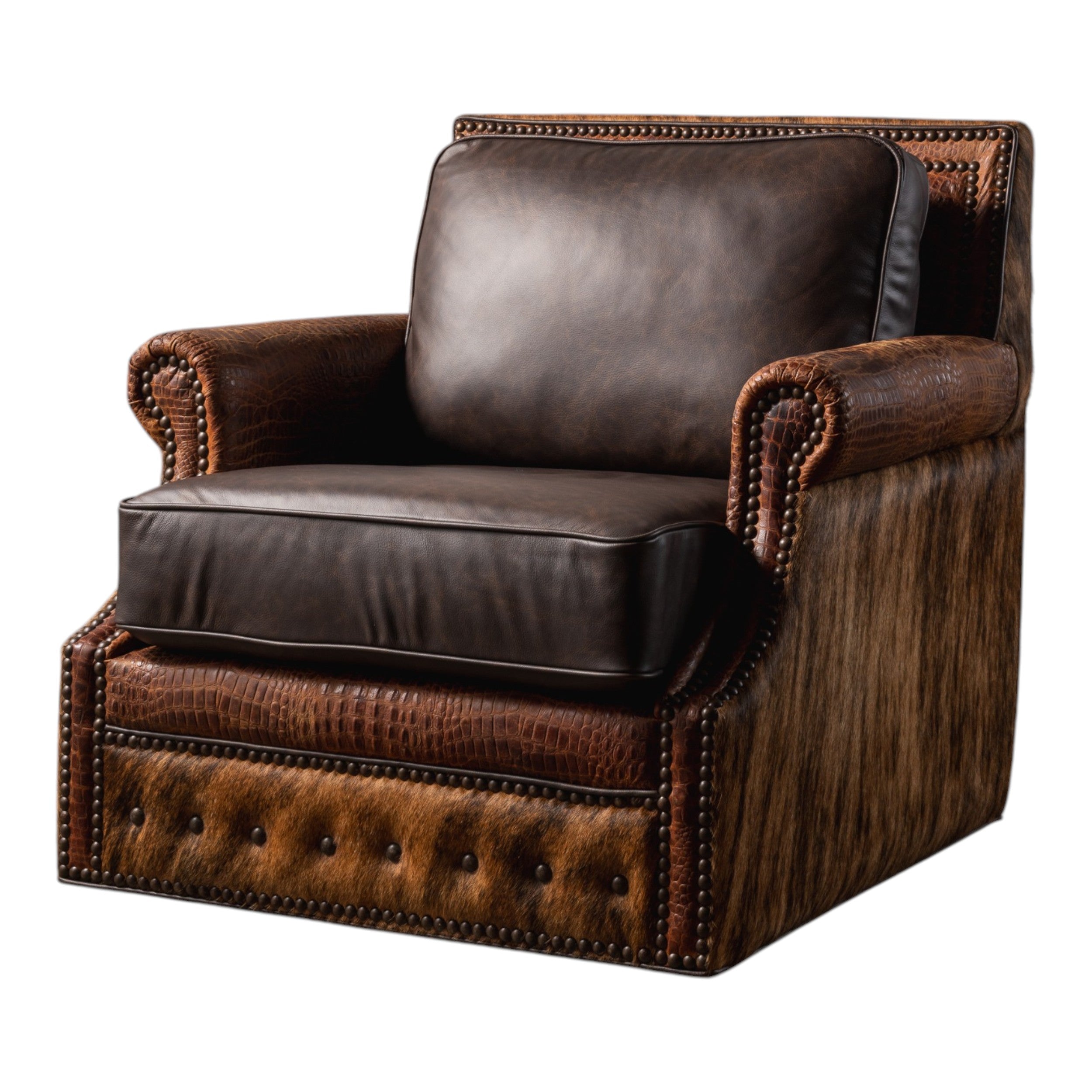 Elk Lodge Swivel Chair
