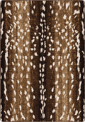 Image of an area rug, Mafaldi Axis Hide - Brown