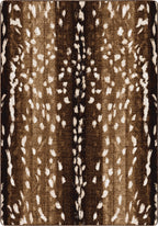 Image of an area rug, Mafaldi Axis Hide - Brown