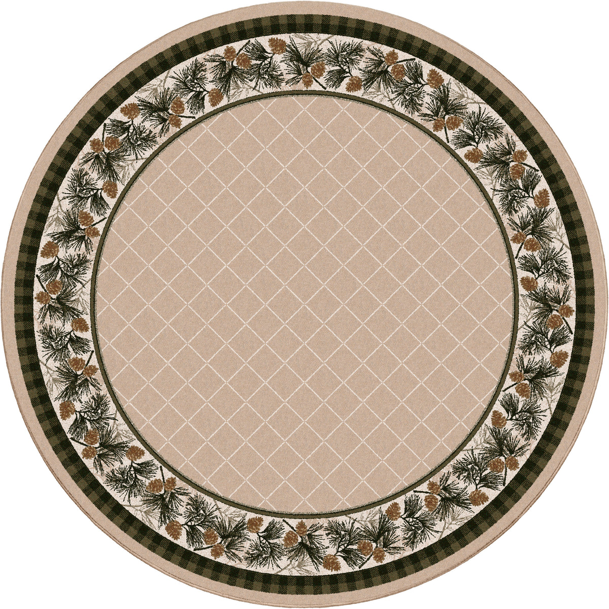 Image of an area rug, Evergreen - Lt. Sandstone