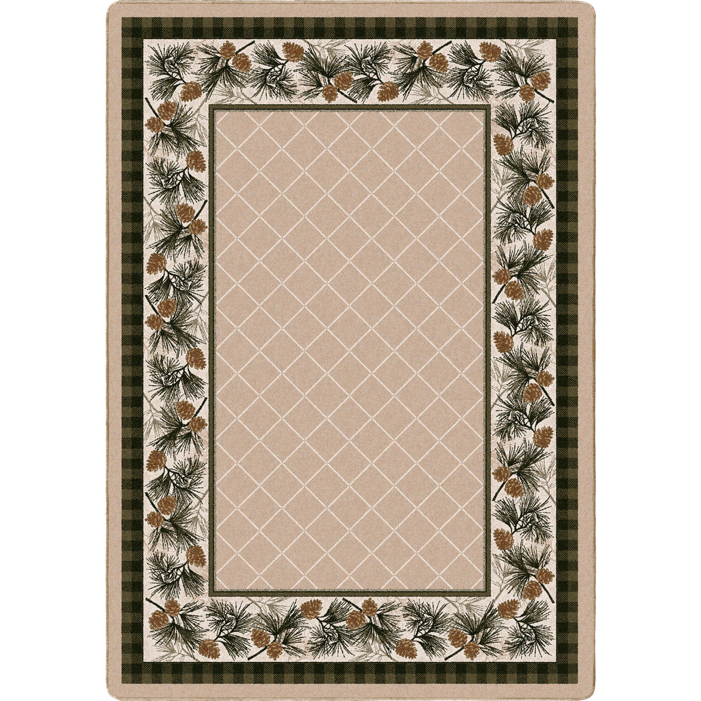 Image of an area rug, Evergreen - Lt. Sandstone