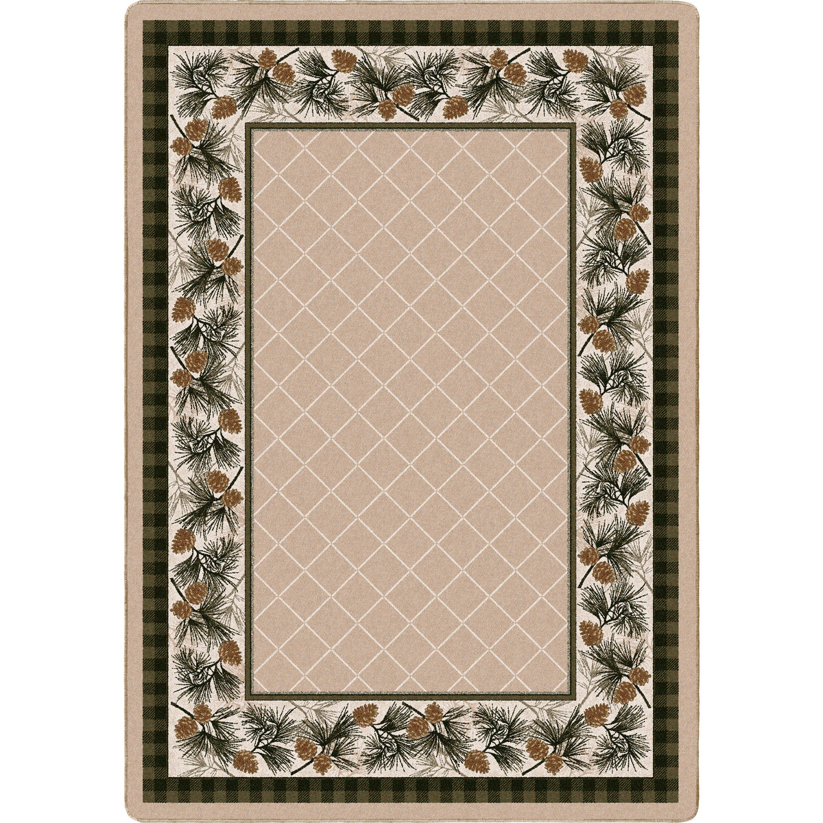 Image of an area rug, Evergreen - Lt. Sandstone