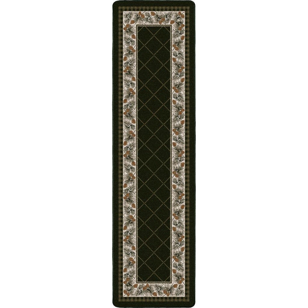 Image of an area rug, Evergreen - Pine