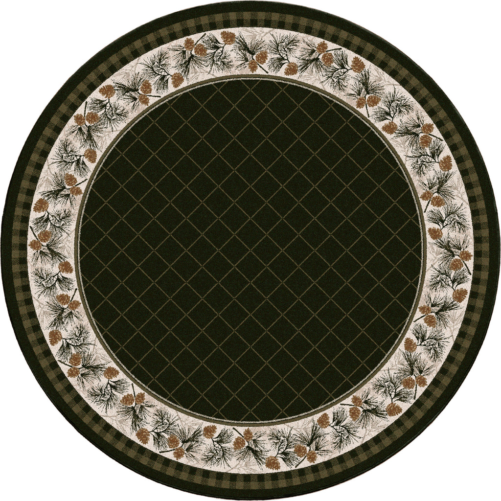 Image of an area rug, Evergreen - Pine