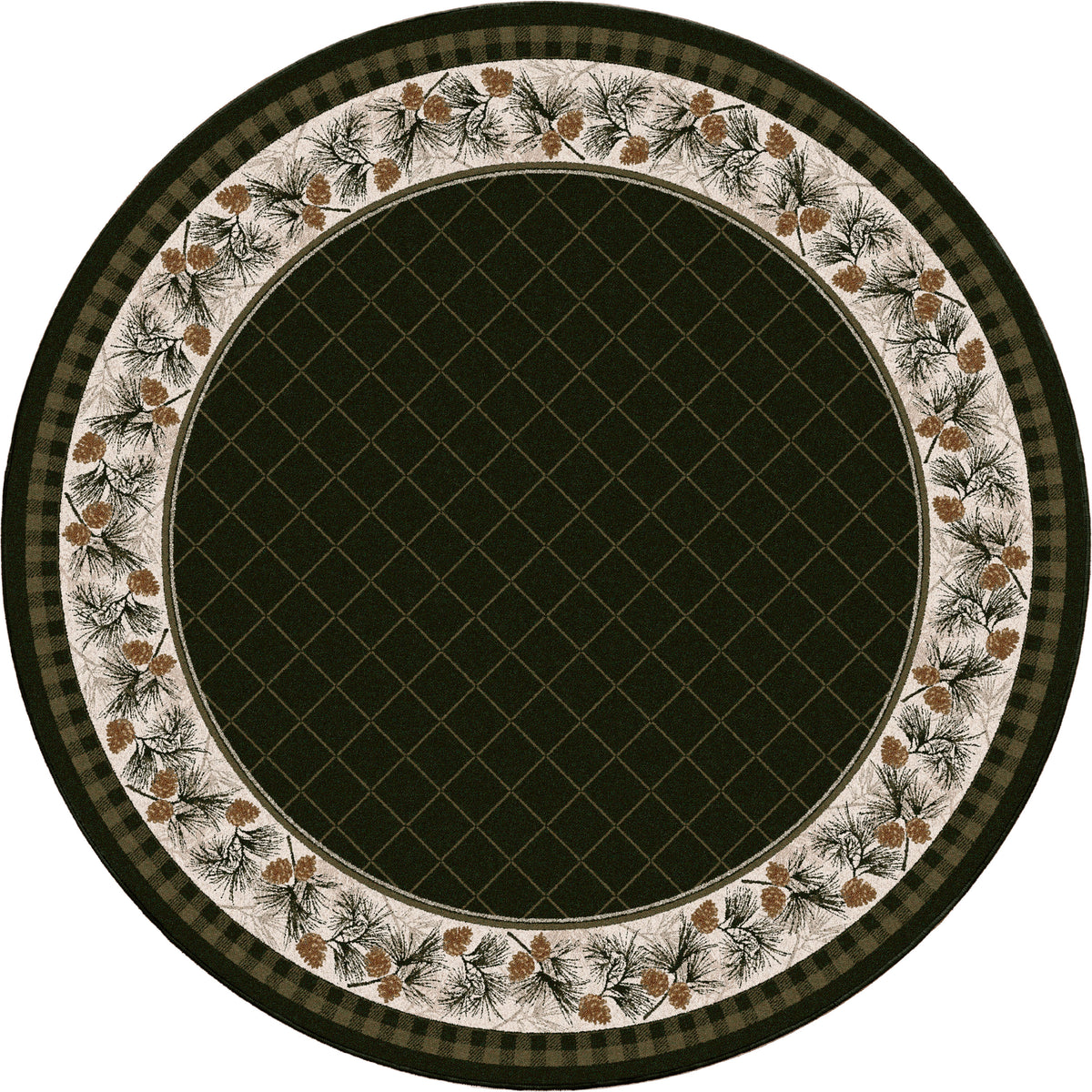Image of an area rug, Evergreen - Pine