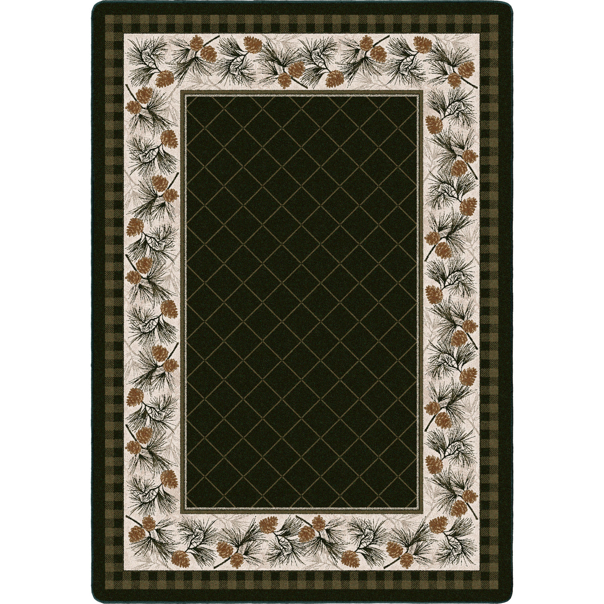 Image of an area rug, Evergreen - Pine