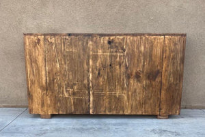 reclaimed Wooden cabinet with rustic design