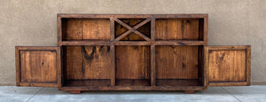 reclaimed Wooden cabinet with rustic design