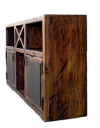 reclaimed Wooden cabinet with rustic design