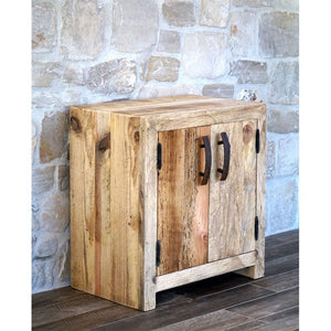Reclaimed Wood Natural Finish Cabinet