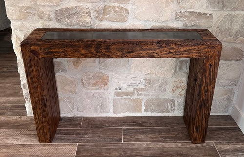 Reclaimed Wood Beam Credenza