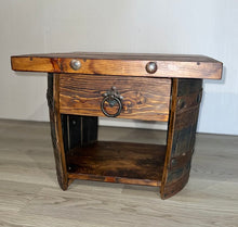 Load image into Gallery viewer, Tequila Barrel Base Accent/Side Table