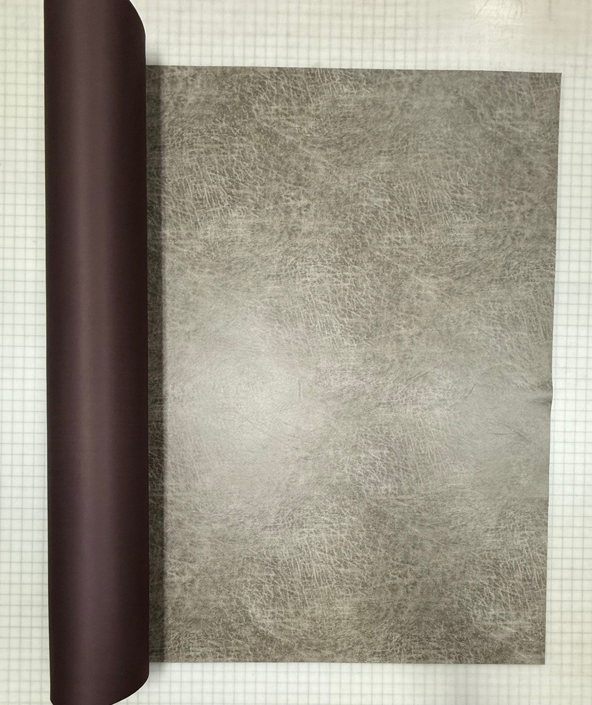 Shale Faux Leather Faux Leather Fabric
