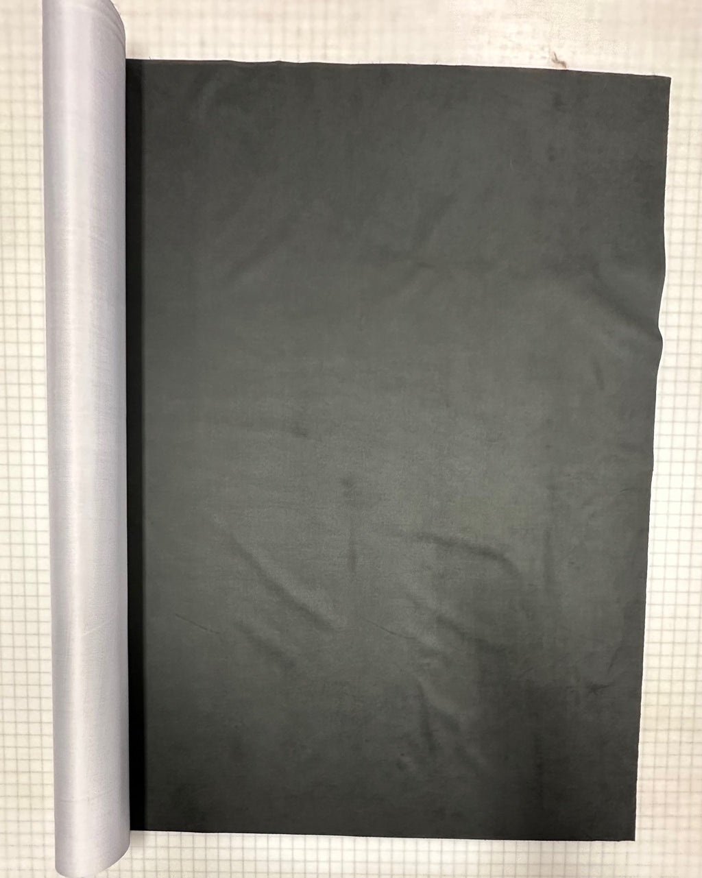Black Suede Faux Leather Fabric