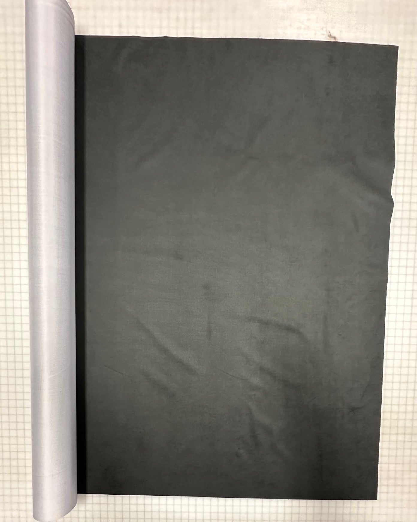 Black Suede Faux Leather Fabric