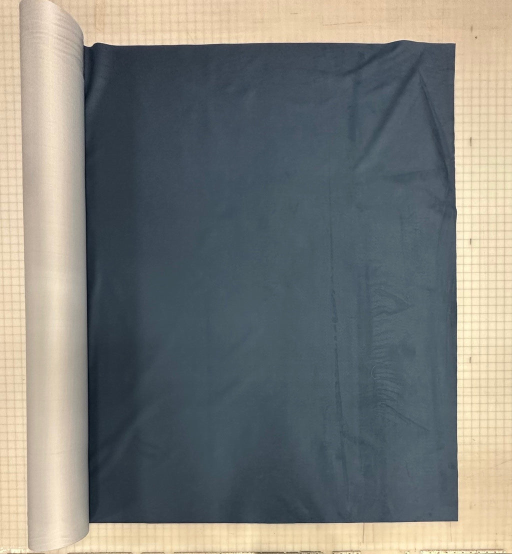 Navy Suede Fabric