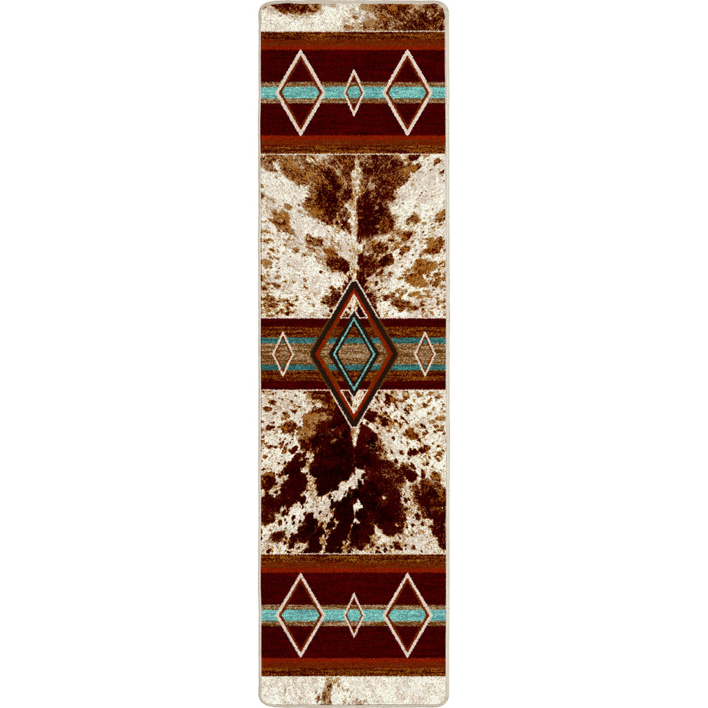 Image of an area rug, Fire Hide - True Western