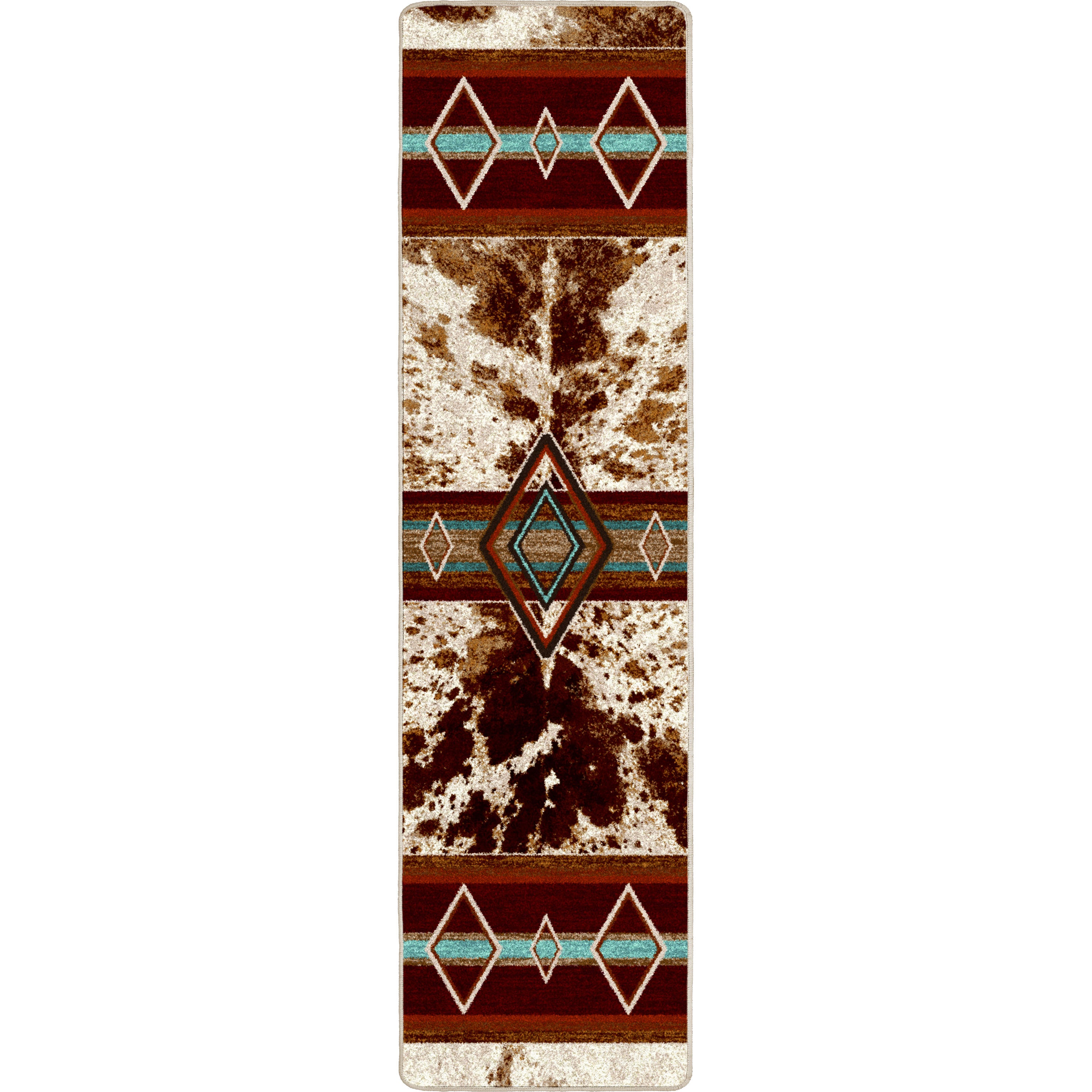 Image of an area rug, Fire Hide - True Western