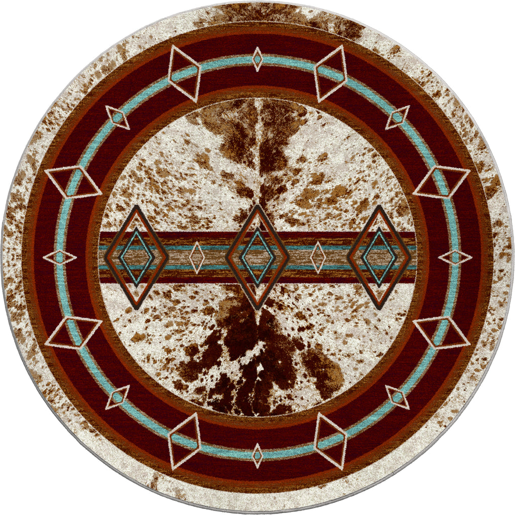 Image of an area rug, Fire Hide - True Western
