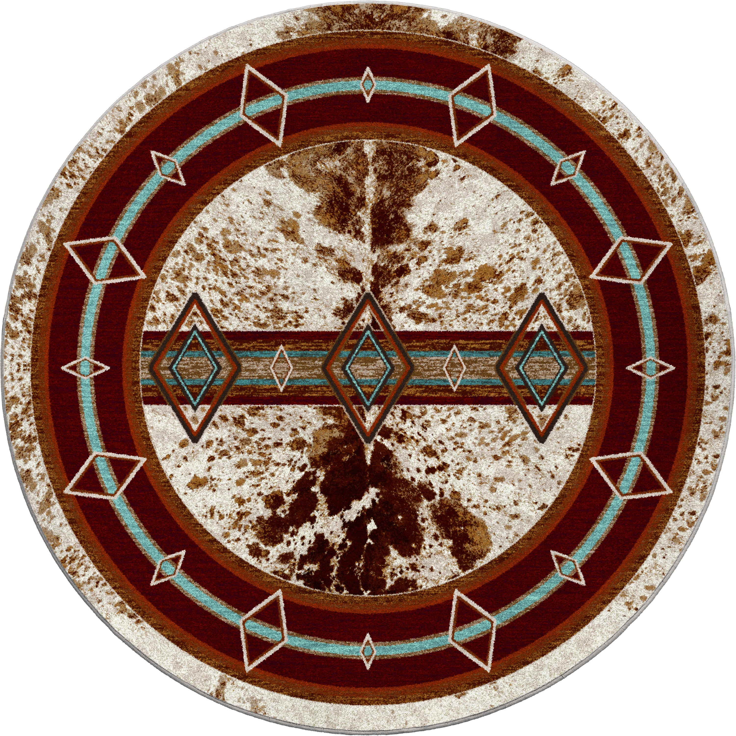 Image of an area rug, Fire Hide - True Western