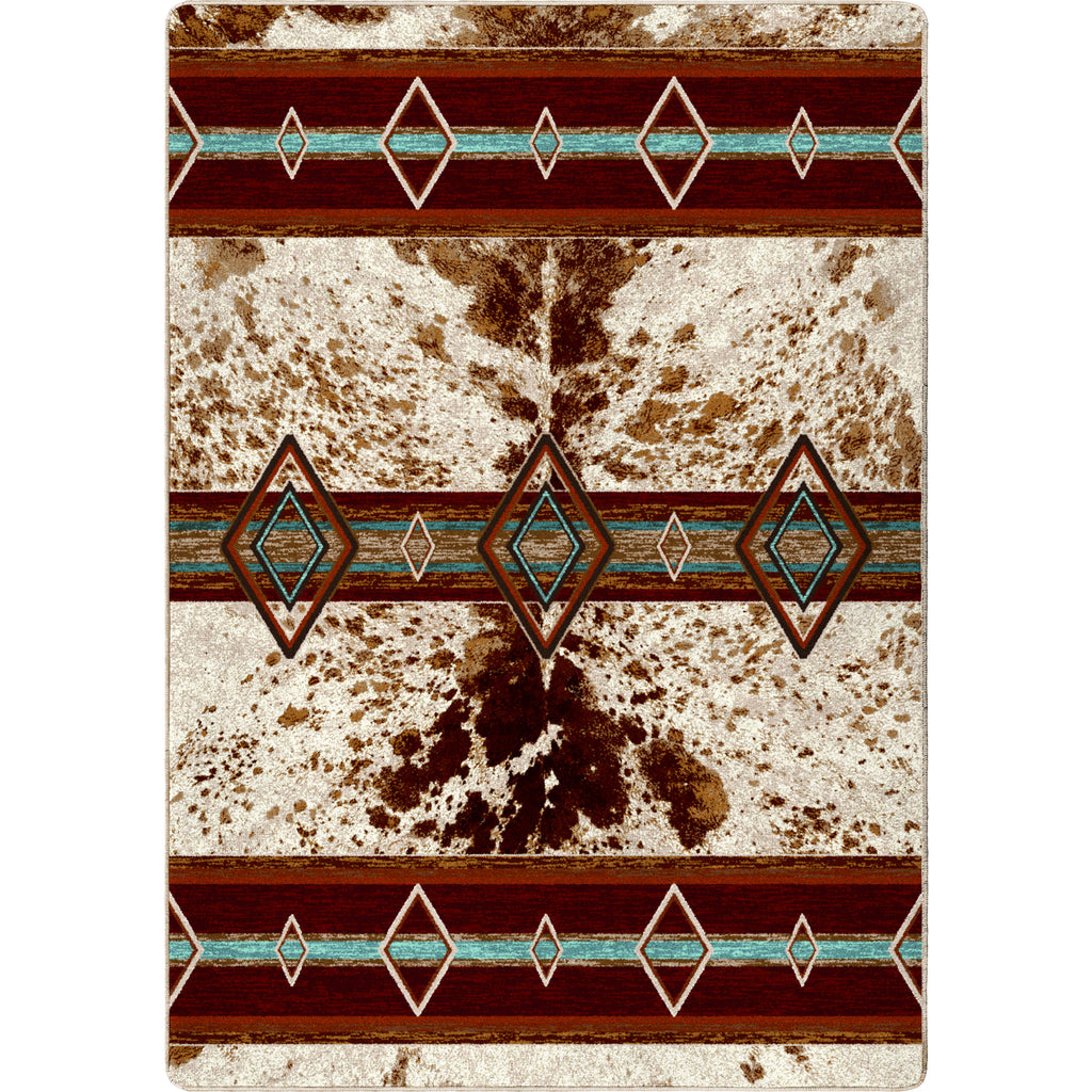 Image of an area rug, Fire Hide - True Western