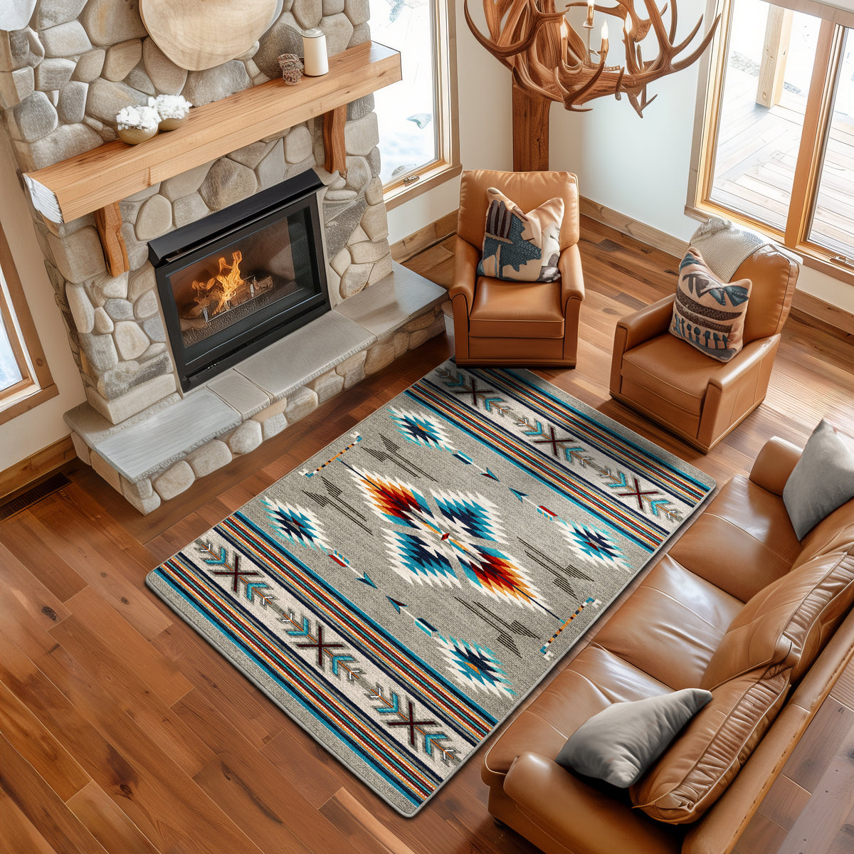 Image of an area rug, Flight Path - Americana