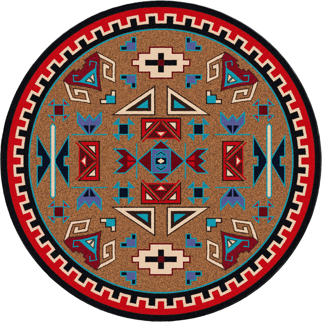 Image of an area rug, Four Rams - Bright