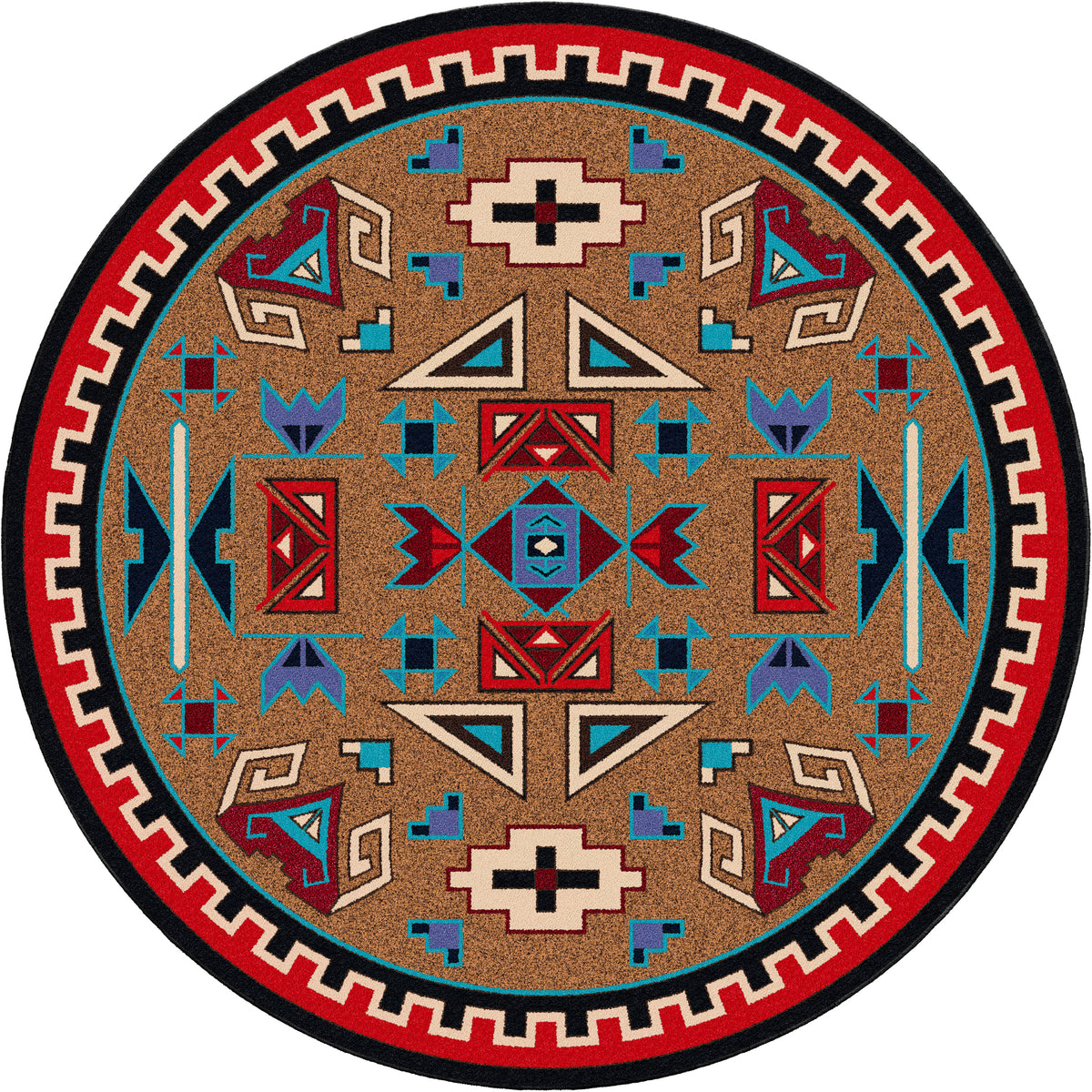 Image of an area rug, Four Rams - Bright