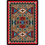 Image of an area rug, Four Rams - Bright