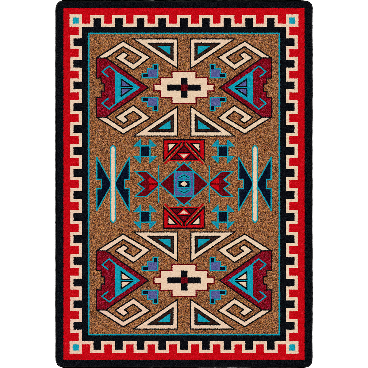 Image of an area rug, Four Rams - Bright