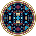 Image of an area rug, Four Rams - Copper