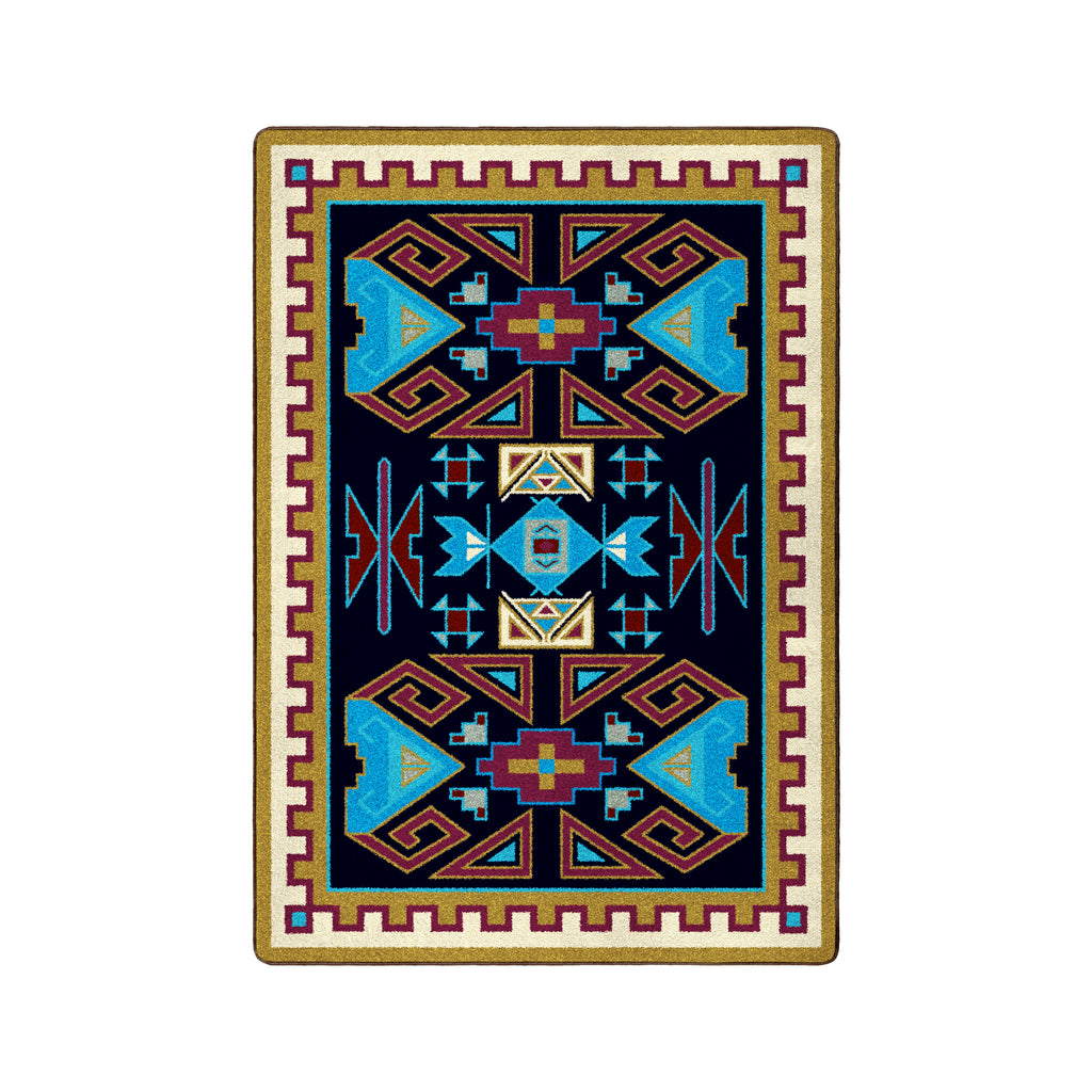 Image of an area rug, Four Rams - Copper