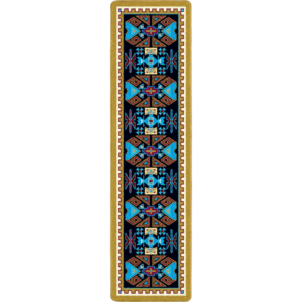 Image of an area rug, Four Rams - Copper