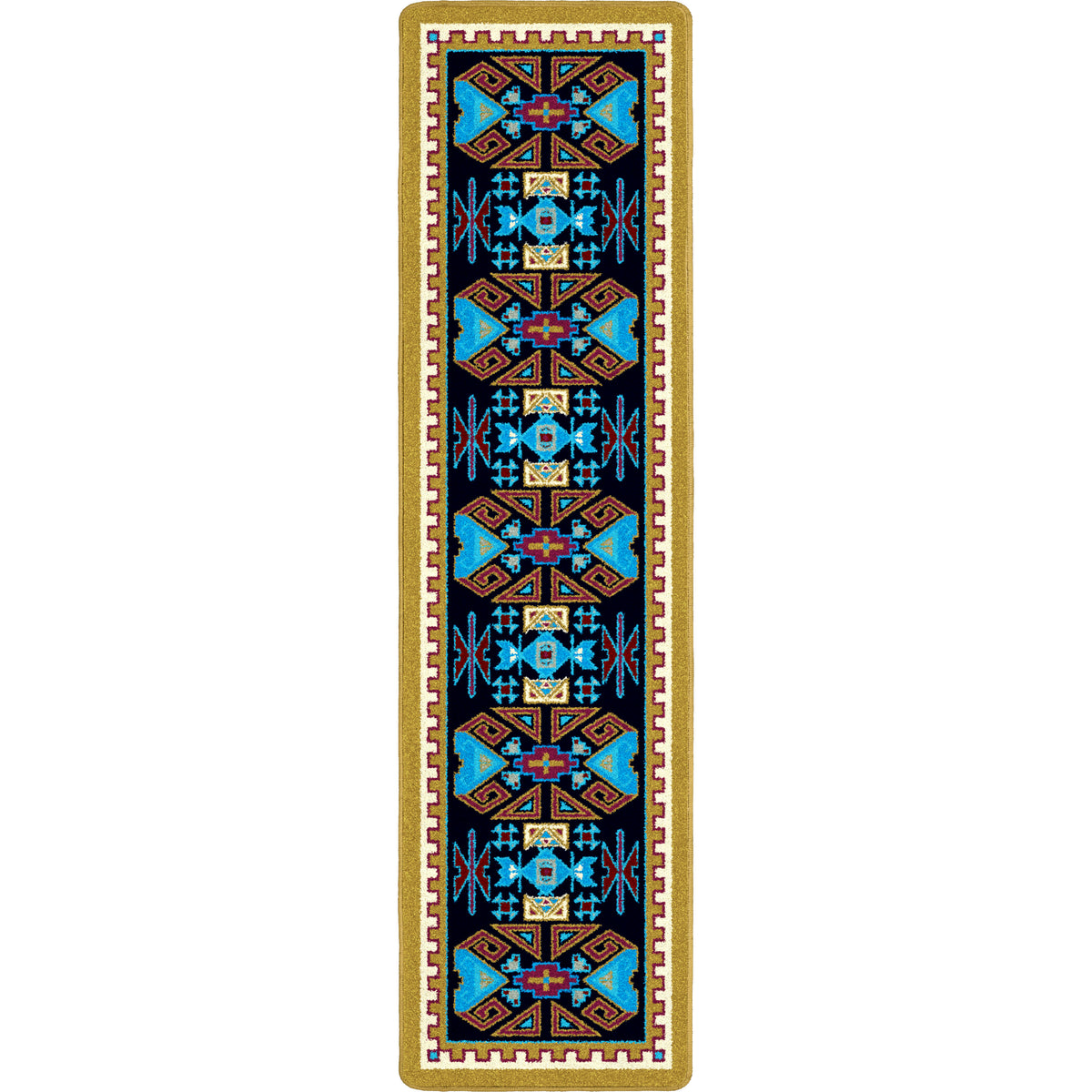 Image of an area rug, Four Rams - Copper