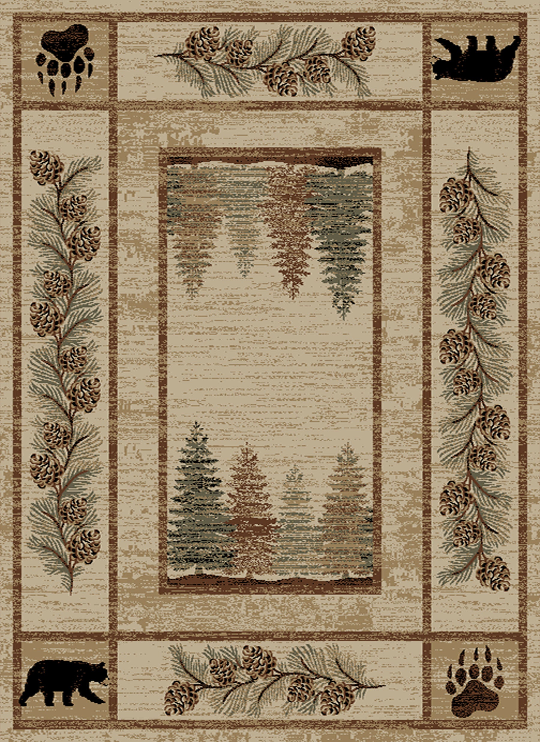 Granite Falls Talking Stick Antique Area Rug