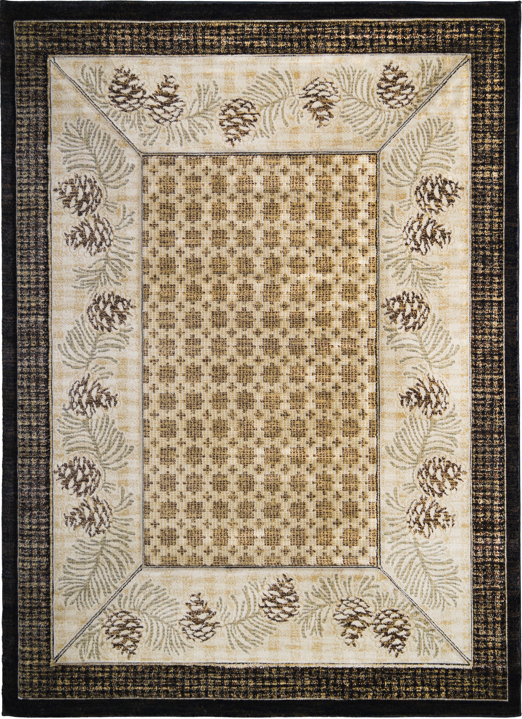 Granite Falls Fontana Brown Area Rug